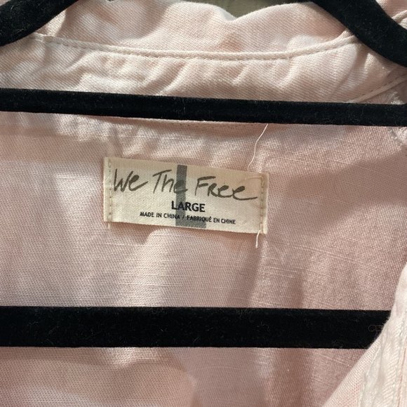 We the Free Hannah Dress, soft Pink Size L - Picture 2 of 7